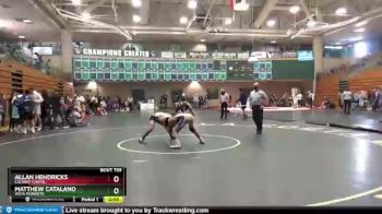 126 lbs Cons. Semi - Matthew Catalano, Vista Murrieta vs Allan Hendricks, Calvary Chapel