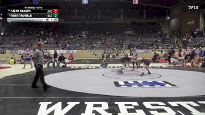 157 lbs Quarterfinal - RIDER TRUMBLE, Ryle vs Caleb Barnes, Johnson Central