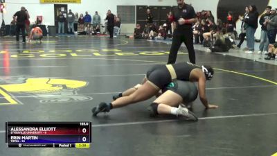 155.0 Round 4 (16 Team) - Alessandra Elliott, D`Youville University vs Erin Martin, Tiffin