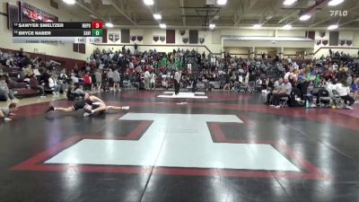 150 lbs Cons. Round 2 - Bryce Naber, Xavier, Cedar Rapids vs Sawyer Smeltzer, North Polk