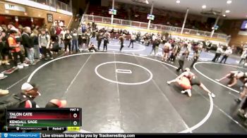 215 lbs Quarterfinal - Kendall Sage, Post Falls vs Talon Cate, Omak