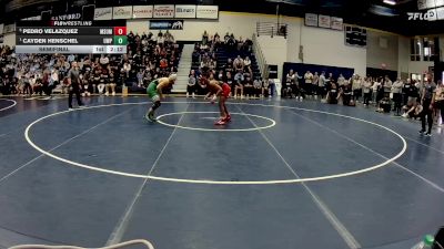 141 lbs Semifinal - Cayden Henschel, Wisconsin-Parkside vs Pedro Velazquez, Minnesota State Moorhead