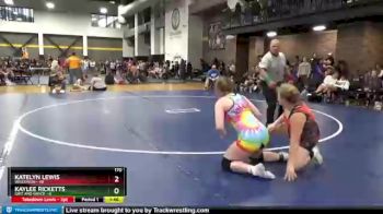 170 lbs Round 3 (6 Team) - Katelyn Lewis, Wisconsin vs Kaylee Ricketts, Grit And Grace