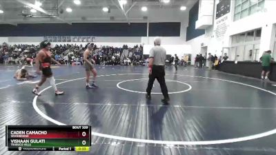 150 lbs Cons. Round 1 - Vishaan Gulati, Trabuco Hills vs Caden Camacho, Woodbridge