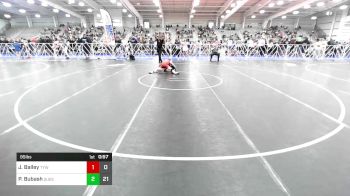 95 lbs Rr Rnd 1 - Jeremiah Bailey, TYW New Breed Jr High vs Preston Bubash, Quest School Of Wrestling MS