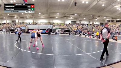 Girls 132 lbs Semifinal - Lexi Dean, West Creek High School vs Shai Ring, Blackman High School