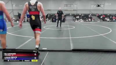 175 lbs Round 2 (8 Team) - Eli Leonard, Wisconsin vs Logan Bruce, California Red