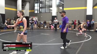 130 lbs Cons. Round 2 - Eleanor Shinn, Iowa vs Ambie Custard, Nebraska