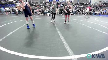 90 lbs Quarterfinal - Kord Walker, Hinton Takedown Club vs Skielar Ford, Noble Takedown Club