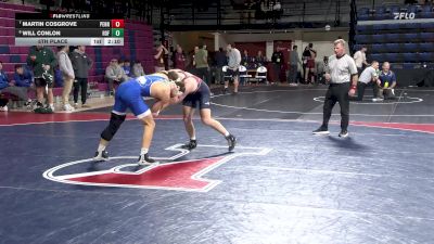 197 lbs 5th Place - Martin Cosgrove, Penn vs Will Conlon, Hofstra