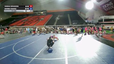 70 lbs Ehukai Kekahuna, Hawaii 14U Girls vs Davina Chavez, California 14U Girls