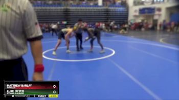 126 lbs Champ. Round 2 - Luke Meyer, OTTAWA-GLANDORF vs Matthew Barlay, Franklin