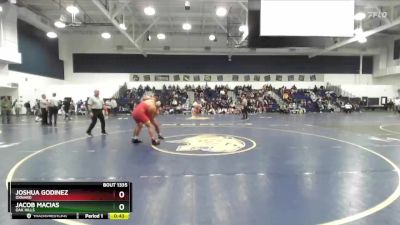 215 lbs 7th Place Match - Joshua Godinez, Oxnard vs Jacob Macias, Oak Hills