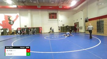 165 lbs Cons. Semi - Gabriel Flick, New Palestine vs Christopher Scott, Midwest Extreme Wrestling