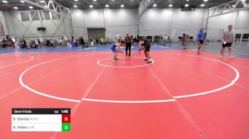 145A lbs Semifinal - Sergio Gomez, Monster Garage vs Ashten Haley, Gorilla Grapplers