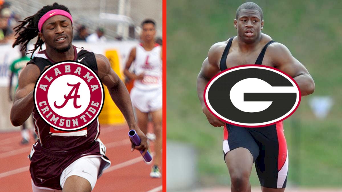 Alabama vs Georgia | Who Would Win A College Football Track Meet?