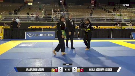Nicolle Nogueira Resende vs Aria Taupale P. Tolai 2025 Pan Kids Jiu-Jitsu IBJJF Championship