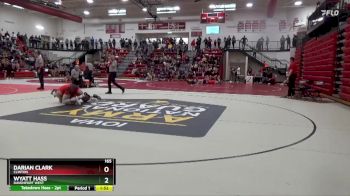 165 lbs Quarterfinal - Wyatt Hass, Davenport West vs Darian Clark, Clinton