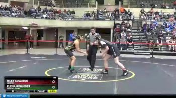 145 lbs Champ. Round 2 - Elena Rohleder, Martin Luther vs Riley Edwards, Clinton