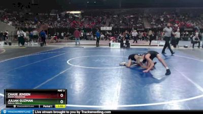 106 lbs Champ. Round 2 - Chase Jensen, Rocky Mountain vs Julian Guzman, Walla Walla