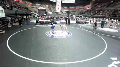 100 lbs Quarters - Jaxon Sanchez, Reign Wrestling Club vs Jacob Her, Red Star Wrestling Academy