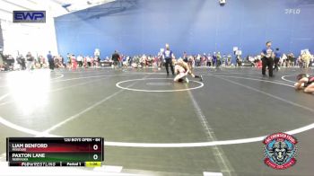 84 lbs Cons. Round 2 - Paxton Lane, Nebraska vs Liam Benford, Missouri