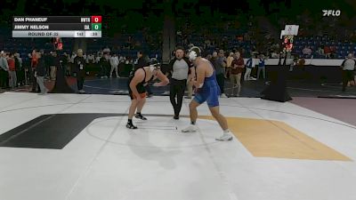 285 lbs Round Of 32 - Dan Phaneuf, Newton North vs Jimmy Nelson, Salem, NH