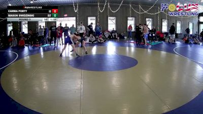 143-155 lbs Round 3 - Carma Forty, Knoch Knights vs Mason Swidzinski, Butler