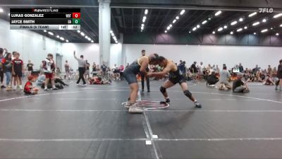 185 lbs Finals (8 Team) - Lukas Gonzalez, Washington Dual Team vs Jayce Smith, The Factory