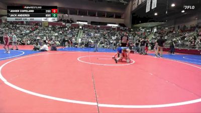 100 lbs 1st Place Match - Asher Copeland, Springdale Youth Wrestling Club vs Jack Anderes, Honey Badger Wrestling Club