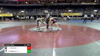157 lbs Quarterfinal - Chad Cantrell, Liberty University vs Adolfo Delacruz, Sacramento State University