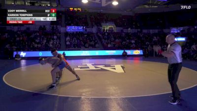 197 lbs Karson Tompkins, Air Force vs Cody Merrill, Oklahoma State