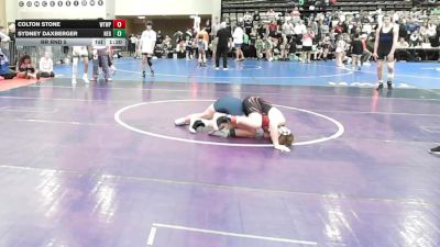 101 lbs Rr Rnd 5 - Colton Stone, Washington Twp - MSC vs Sydney Daxberger, New England Gold - MSC
