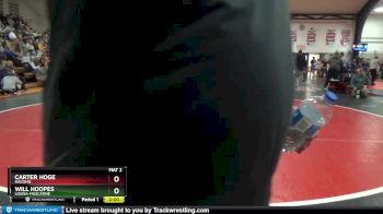 160 lbs Round 1 - Carter Hoge, Macomb vs Will Hoopes, Louisa-Muscatine