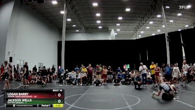 105 lbs Round 4 (8 Team) - Logan Barry, Junior Terps Northeast vs Jackson Wells, Dayton Bandits