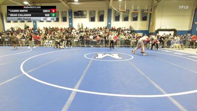 157 lbs 3rd Place - Caden Smith, Central Catholic vs Sean Callanan, Wakefield