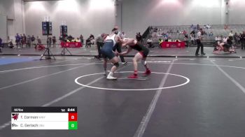 197 lbs C Of 16 #1 - Tristan Carman, Western Wyoming vs Caden Gerlach, California Baptist University