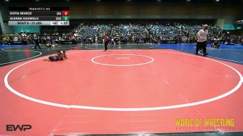 72 lbs Round Of 16 - Sofia Munoz, California Grapplers vs Aleana Kauwalu, Golden Back
