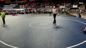 D 2 190 lbs Champ. Round 1 - Tristan Williford, Brusly vs Eldon Spears, Tara