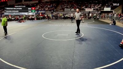 D 2 190 lbs Champ. Round 1 - Tristan Williford, Brusly vs Eldon Spears, Tara