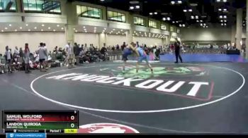 106 lbs Semis & Wb (16 Team) - Landon Quiroga, Brevard FCA vs Samuel Wolford, Brawlers Thunderdawgs