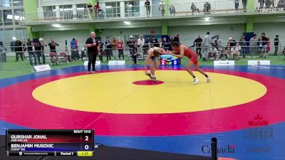 55kg Semifinal - Gurshar Johal, Miri Piri WC vs Benjamin Musovic, Coast WA