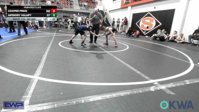 80 lbs Rr Rnd 2 - Cooper Price, Brushy Wrestling Club vs Anthony Halapy, Tulsa Blue T Panthers