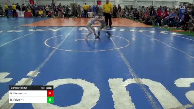 B-50 lbs Consi Of 16 #2 - Brayden Ferman, TN vs Brandon Prive, WV