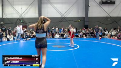 148 lbs Round 3 - Aiyanna MacLean, WA vs Lucia Ledezma, CA