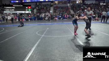 88 lbs Semifinal - Cael Clark, Slyfox vs Lawson Feil, Russell WC