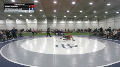 135 lbs Bryah Jackson, Arkansas vs Caitlin Maragioglio, New York