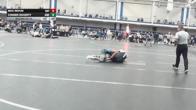 157 lbs Round Of 64 - Max Nevlin, Buffalo vs Conner Doherty, Army Prep - UnAttached