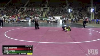 1A-4A 144 Champ. Round 1 - Miles Zukowski, St James vs Kaden Peters, W. S. Neal