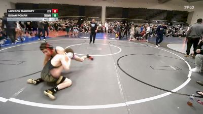 111 lbs Rr Rnd 8 - Jackson Mahoney, CTWHALE Orca - MSE vs Elijah Roman, Triumph Blue - MSE